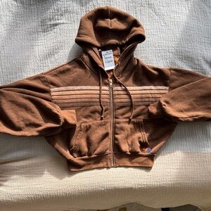 NWT Aviator Nation Cropped Hoodie